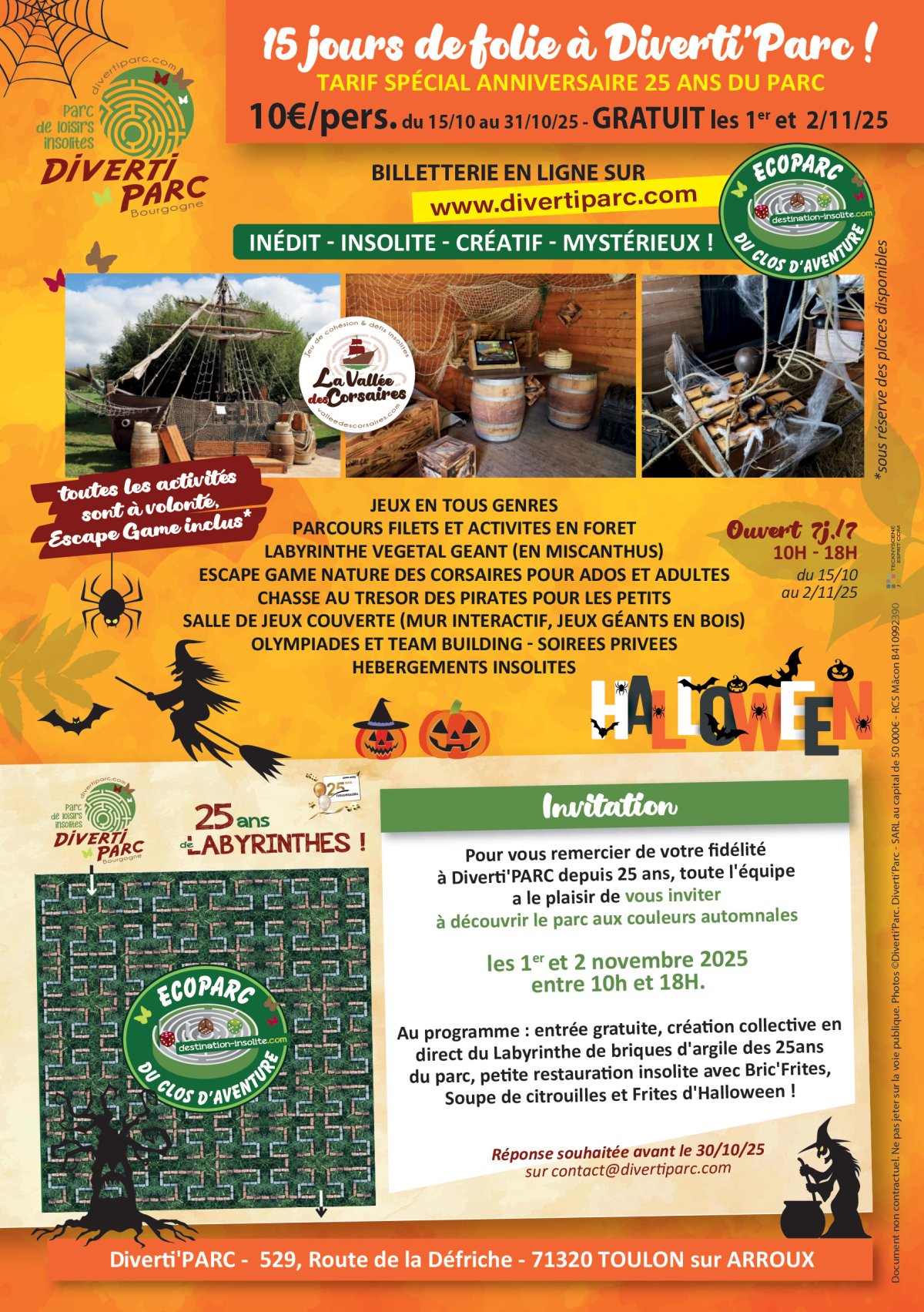 Halloween à Diverti'Parc !