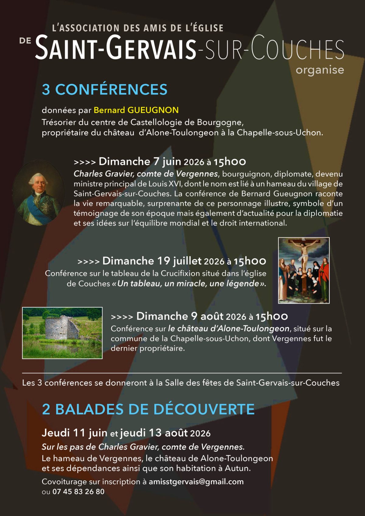 Conférence de Bernard Gueugnon sur Vergennes